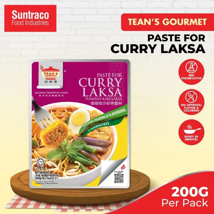 Teans Gourment Curry Laksa Paste