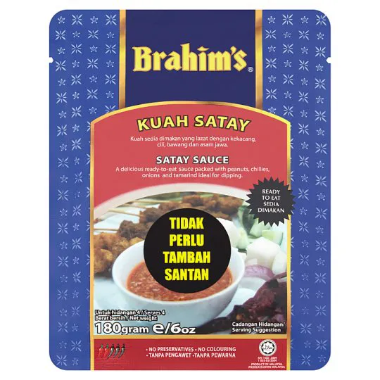 Brahim’s Satay Sauce