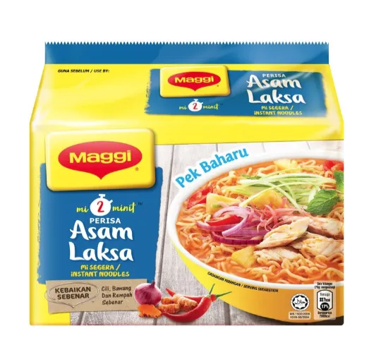 Maggi 2 Minute Asam Laksa Instant Noodle