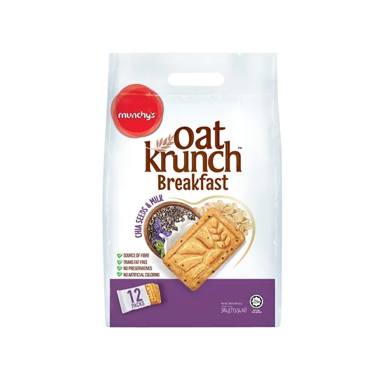 Munchy’s Oatkrunch Breakfast Chiaseedmilk Biscuit