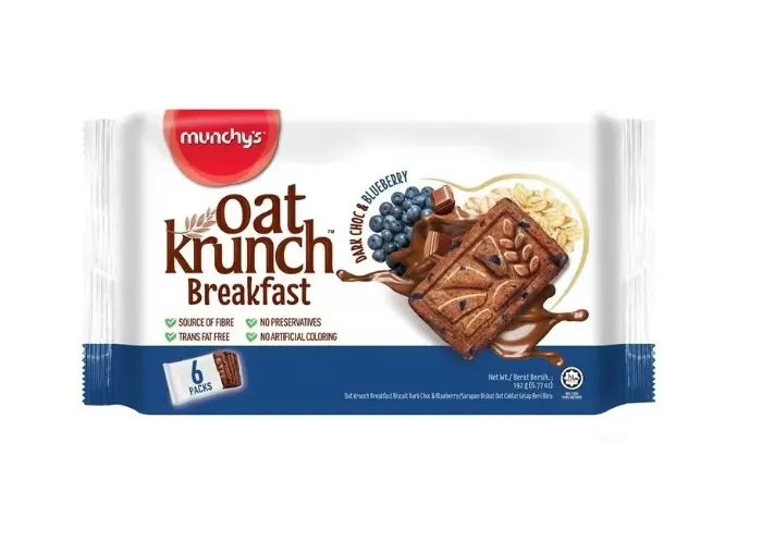 Munchy’s Oatkrunch Dark Chocolate & Bluebrry