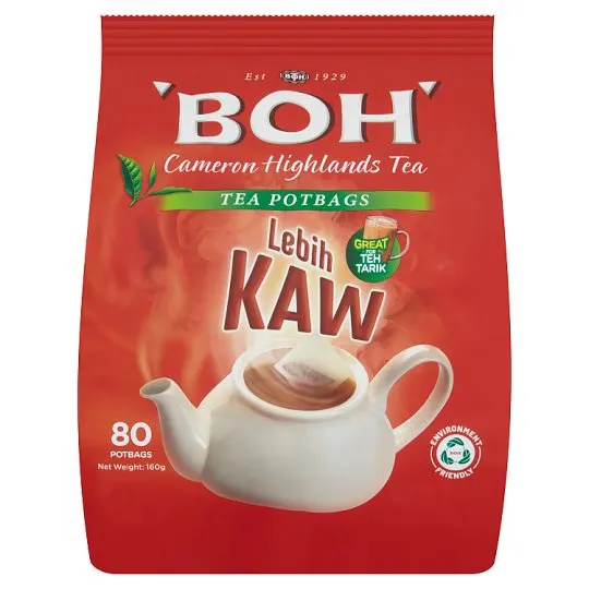 BOH Tea Potbags 80s