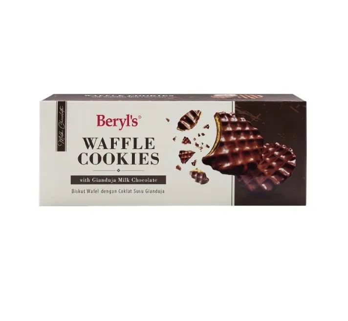 Beryl’s Waffle Cookies Coated with Gianduja Milk Chocolate
