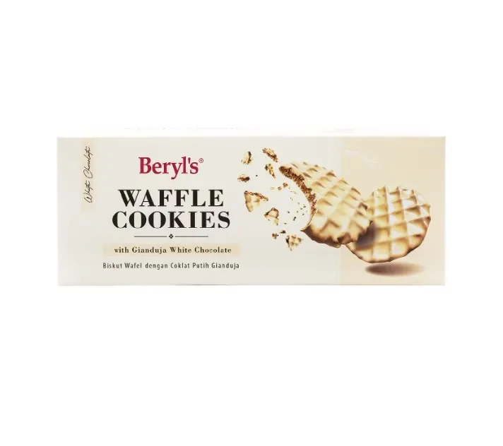 Beryl’s Waffle Cookies Coated with Gianduja White Chocolate