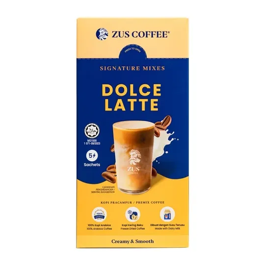 Zus Sign Mixes Coffee Dolce Latte 5s