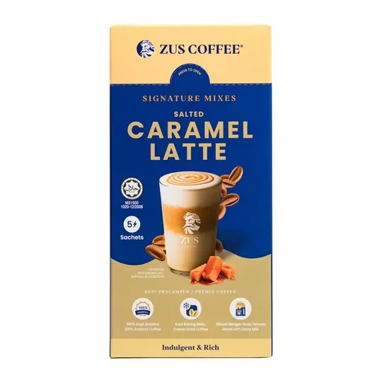 Zus Sign Mixes Salted Caramel Latte 5s