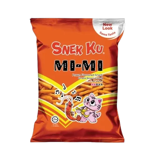 Snek Ku Mi-Mi Prawn Flavoured Snacks