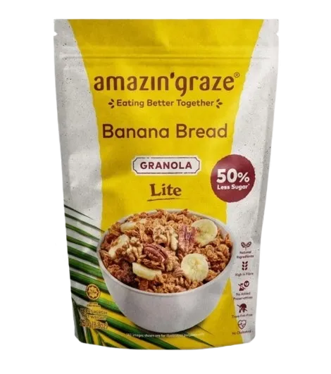 Amazin Graze Banana Bread Granola Lite