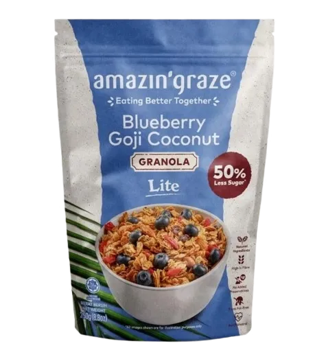 Amazin Graze Blueberry Goji Coconut Granola Lite