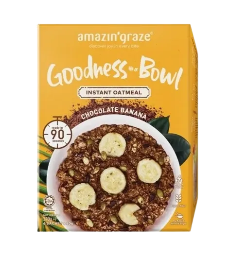 Amazin Graze Chocolate Banana Instant Oatmeal