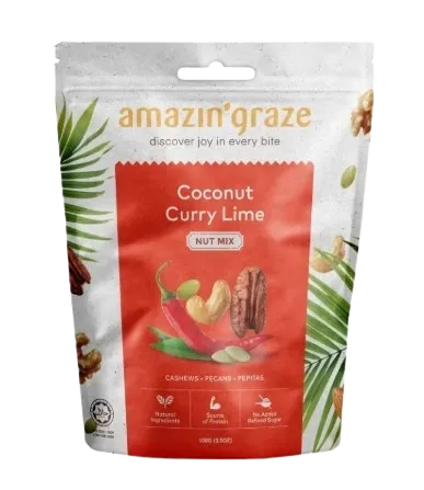 Amazin Graze Coconut Curry Lime Nut Mix
