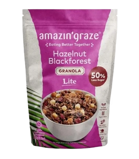 Amazin Graze Hazelnut Blackforest Granola Lite