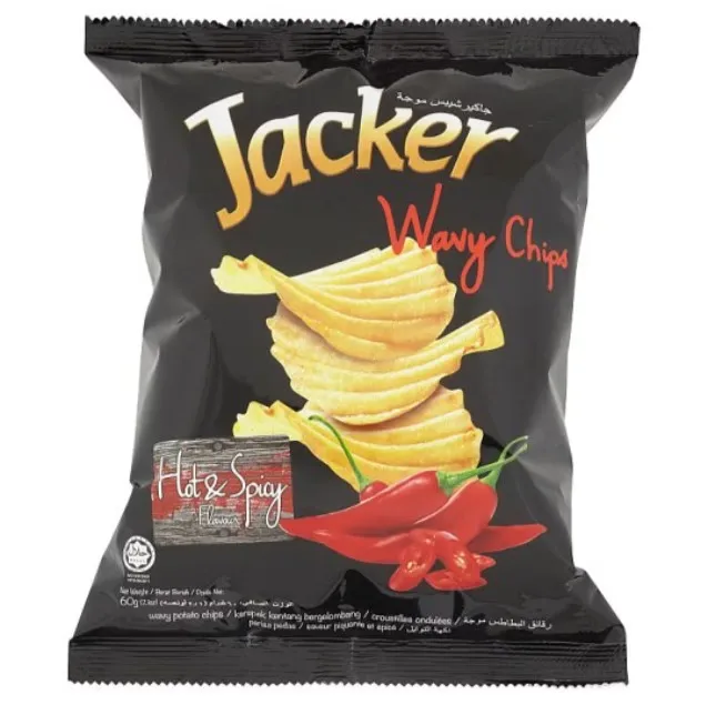 Jacker Wavy Chips Hot&spicy
