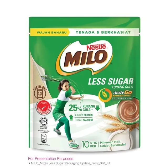 Milo Activ Go Less Sugar