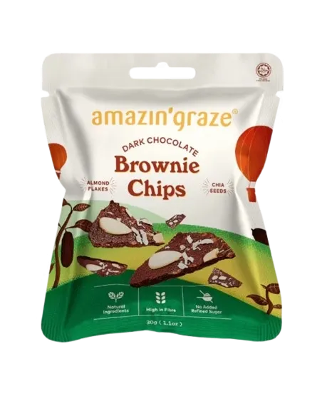Amazin Graze Mini Dark Chocolate Brownie Chips