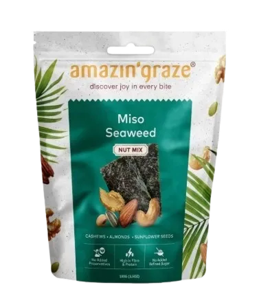 Amazin Graze Miso Seaweed Nut Mix