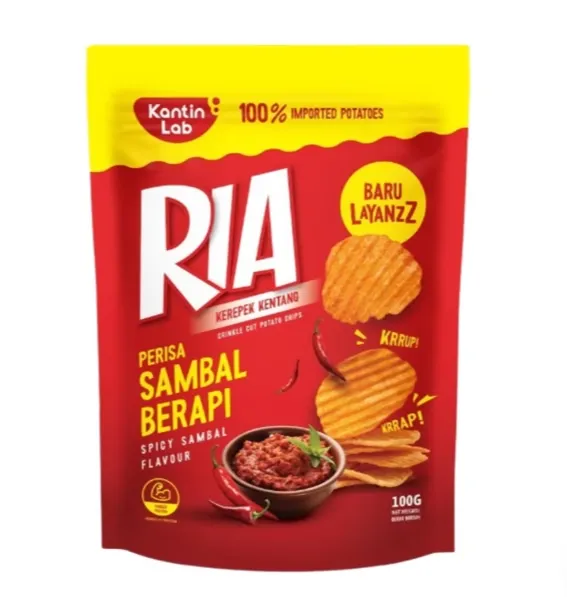 Ria Potato Chips Sambal Berapi