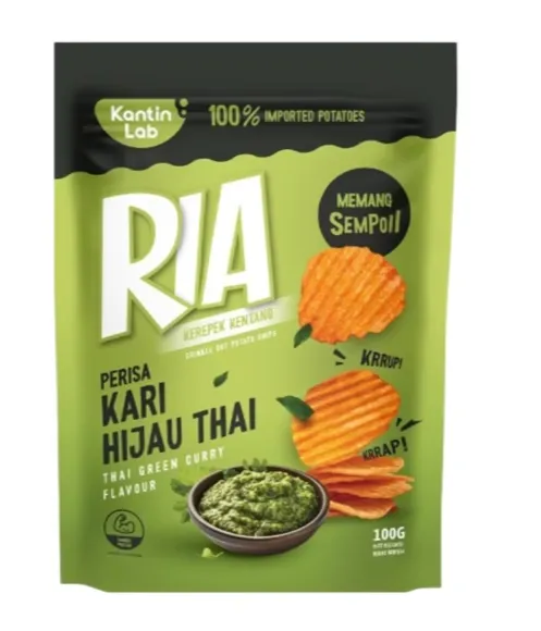 Ria Potato Chips Kari Hijau Thai