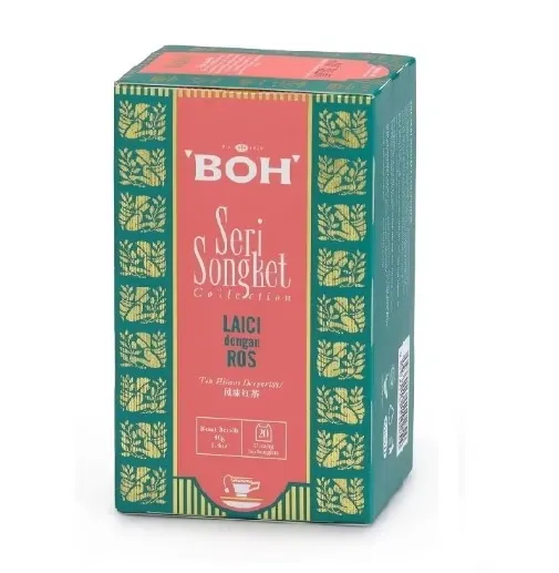 BOH Seri Songket Lychee with Rose Teabag Sachet