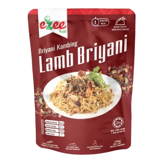 Ezeefood Briyani Kambing Low Gi, Gluten Free