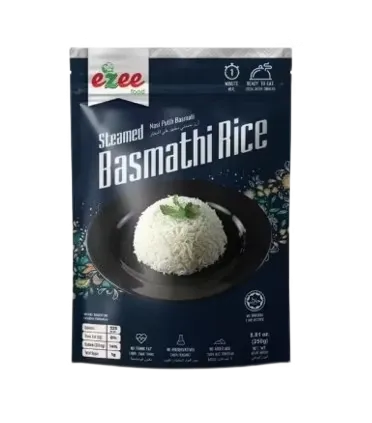 Ezeefood Steamed Basmathi Rice (White Rice) Low Gi, Gluten Free