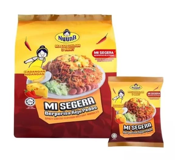 Nuuna Instant Noodles Dried Spicy Cheese