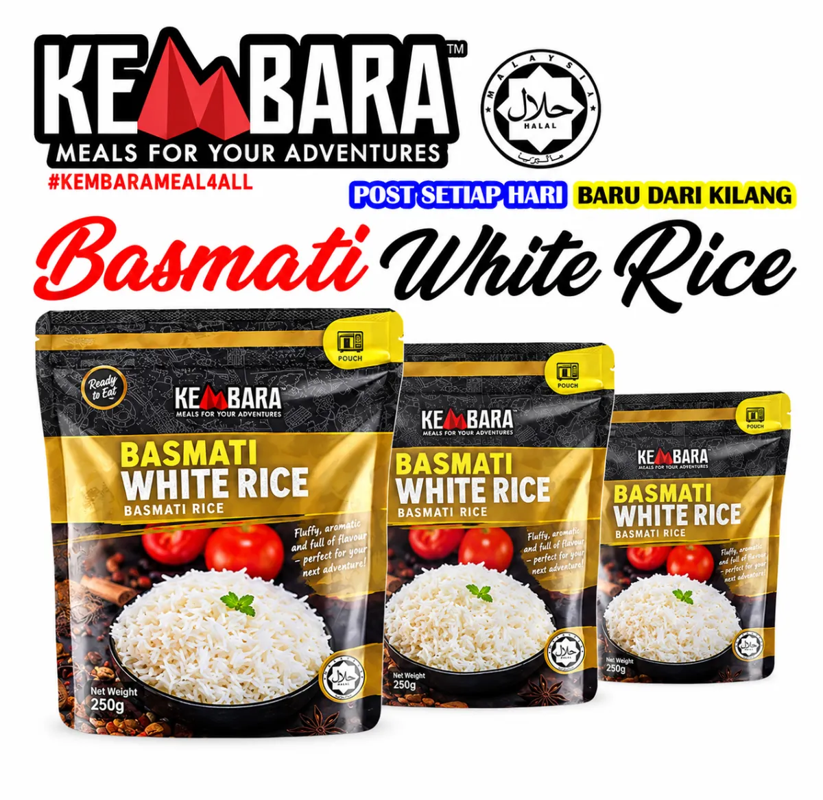 Kembara Ready To Eat Meal Basmathi Rice