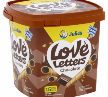 JULIES LOVE LETTER CHOCOLATE (TUB) 705G