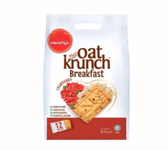 MUNCHYS OATKRUNCH BREAKFAST CRANBERRY 384G