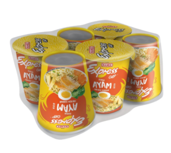 MAMEE EXPRESS CUP CHICKEN FLAVOUR INSTANT NOODLES 6X63G
