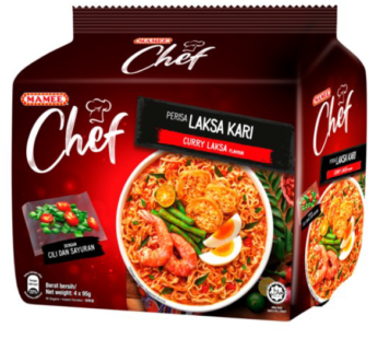 MAMEE CHEF CURRY LAKSA 4X89G