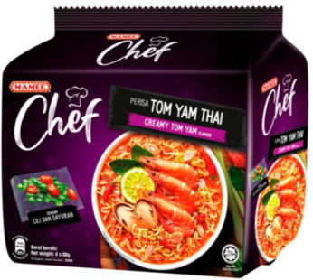 MAMEE CHEF CREAMY TOM YAM 4X82G