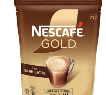 NESCAFE GOLD DARK LATTE 12X34G