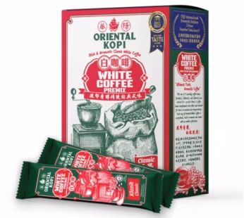 ORIENTAL KOPI 3IN1 WHITE COFFEE CLASSIC 10X38G