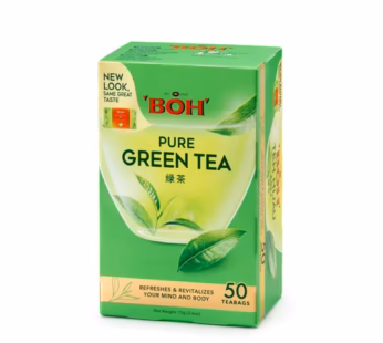 BOH DOUBLE CHAMBER PURE GREEN TEA 50X1.5G