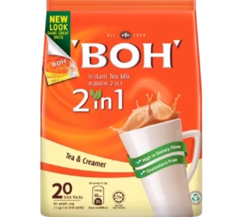 BOH 2 IN 1 INST TEA MIX 20X11.5G