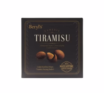 Beryl’s Classic Tiramisu Almond Dark Chocolate Confectionery (65g)