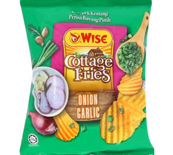WISE COTTAGE FRIES ONION GARLIC 60G