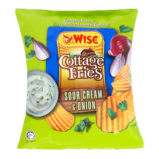 WISE COTTAGE SOUR CREAM+ONION 60G