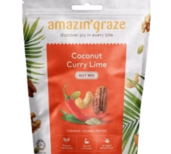 Amazin Graze Coconut Curry Lime Nut Mix 10x30G