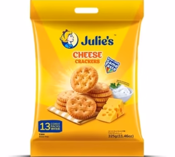 JULIES CHEESE CRACKERS 325G