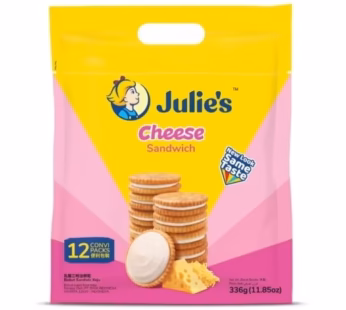 JULIES CHEESE SANDWICH BISCUITS 336G