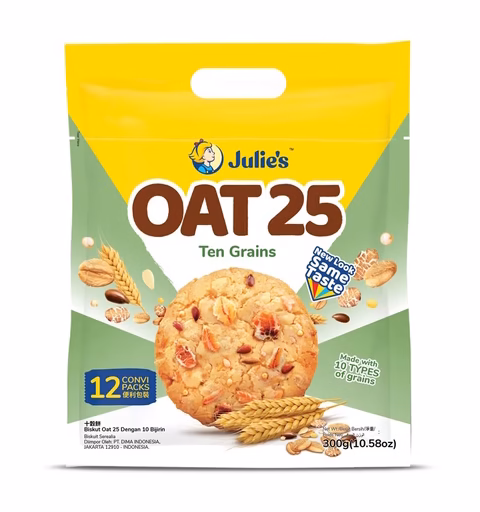 JULIE’S OAT 25 TEN GRAINS 300G