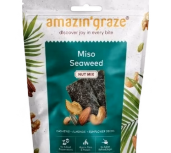Amazin Graze Miso Seaweed Nut Mix 10x30G