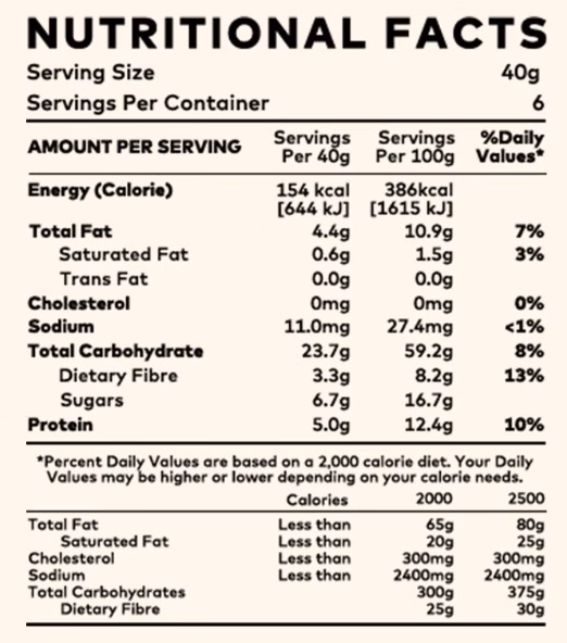 AMAZIN GRAZE PINK BERRY INSTANT OATMEAL 240G - Image 2