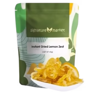 SIGNATURE MARKET INSTANT DRIED LEMON ZEST 40G