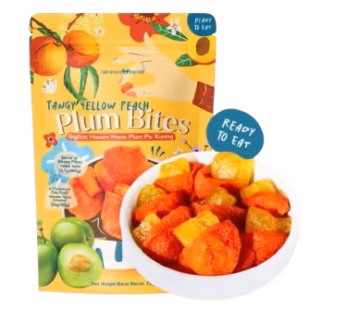 SIGNATURE MARKET TANGY YELLOW PEACH PLUM BITES 75G