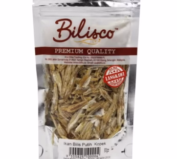 BILISCO PEELED WHITE ANCHOVIES (IKAN BILIS PUTIH KOPEK) 80G | 200G
