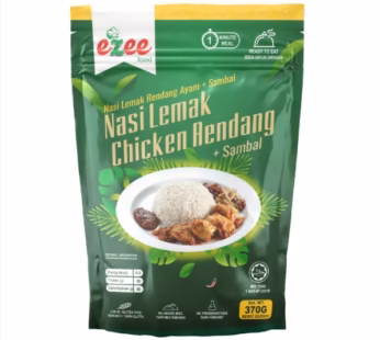(PRE-ORDER) EZEEFOOD NASI LEMAK CHICKEN RENDANG WITH SAMBAL LOW GI 370G