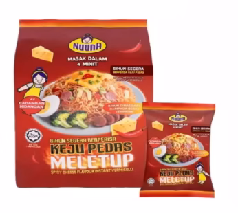 (PRE-ORDER) NUUNA INSTANT RICE VERMICELLI DRIED SPICY CHEESE 4x65G